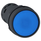 Schneider Electric - Harmony bouton-poussoir affleurant - Ø22 - bleu - 1O+1F