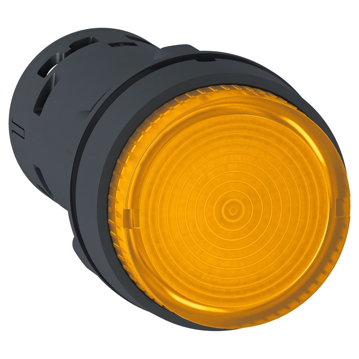 Schneider Electric - Harmony bouton poussoir lumineux - Ø22 - LED orange - à impulsion - 1F - 24v