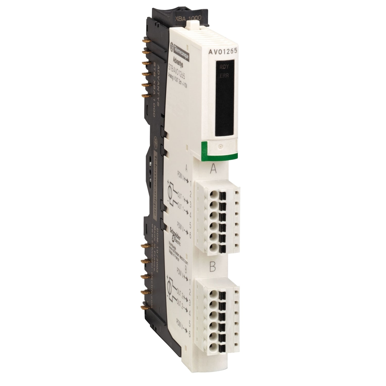Schneider Electric - Advantys STB - kit de sorties analogiques de base - +/-10V - 2 S - 9 bits+signe