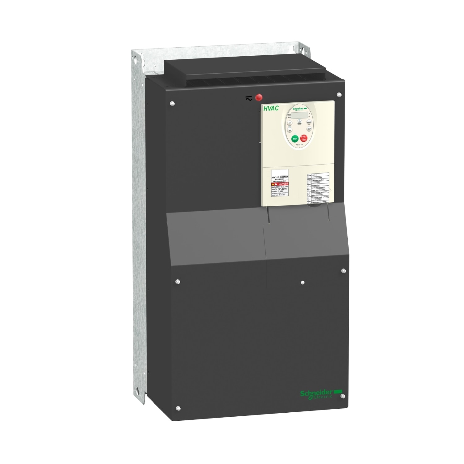 Schneider Electric - Altivar - ATV212 - variateur de vitesse - 30kW - 40hp - 240v - ss CEM - IP21