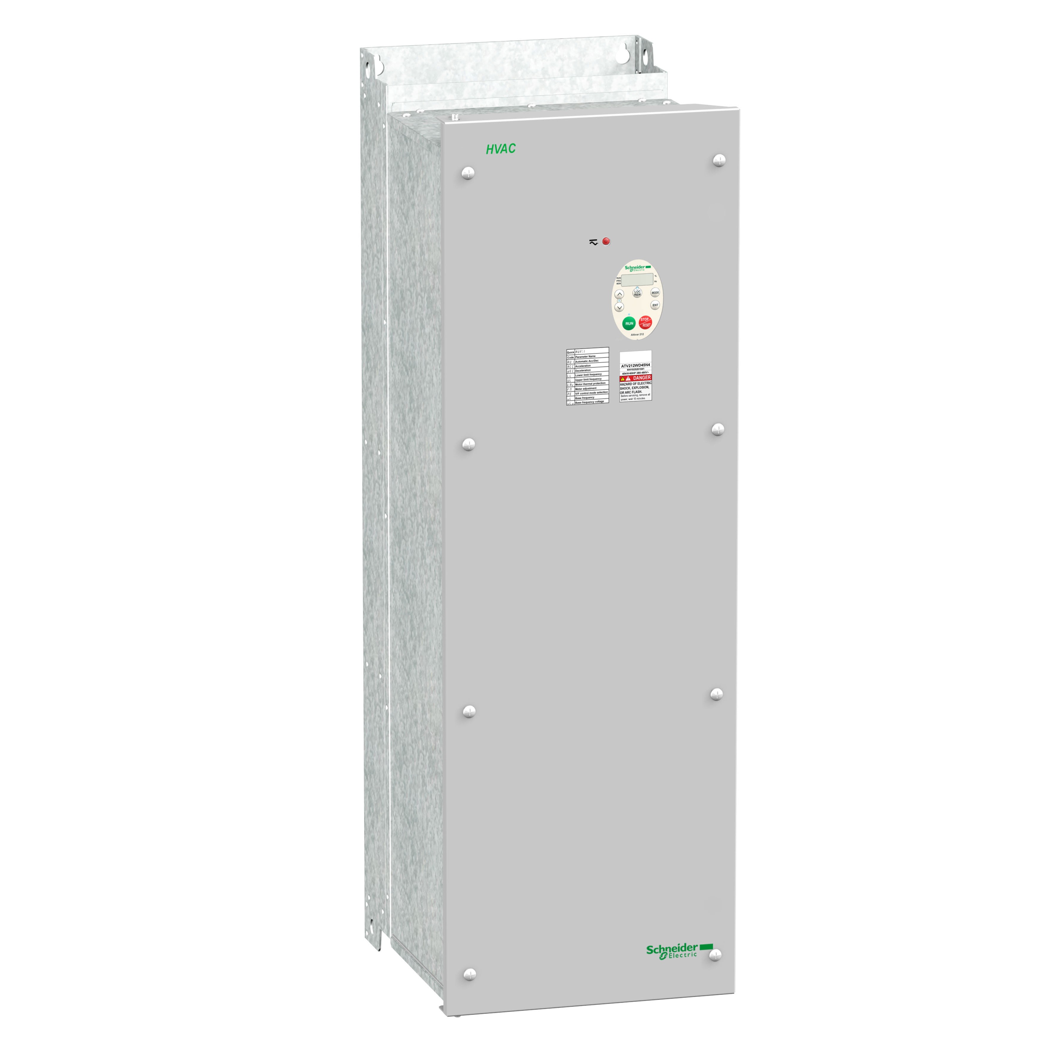 Schneider Electric - Altivar - ATV212 - variateur de vitesse - 45kW - 60hp - 480v - tri - CEM - IP55