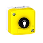 Schneider Electric - Harmony - Boite 1 trou, bouton zb5aa253 ampoule allumee et 1no1nc