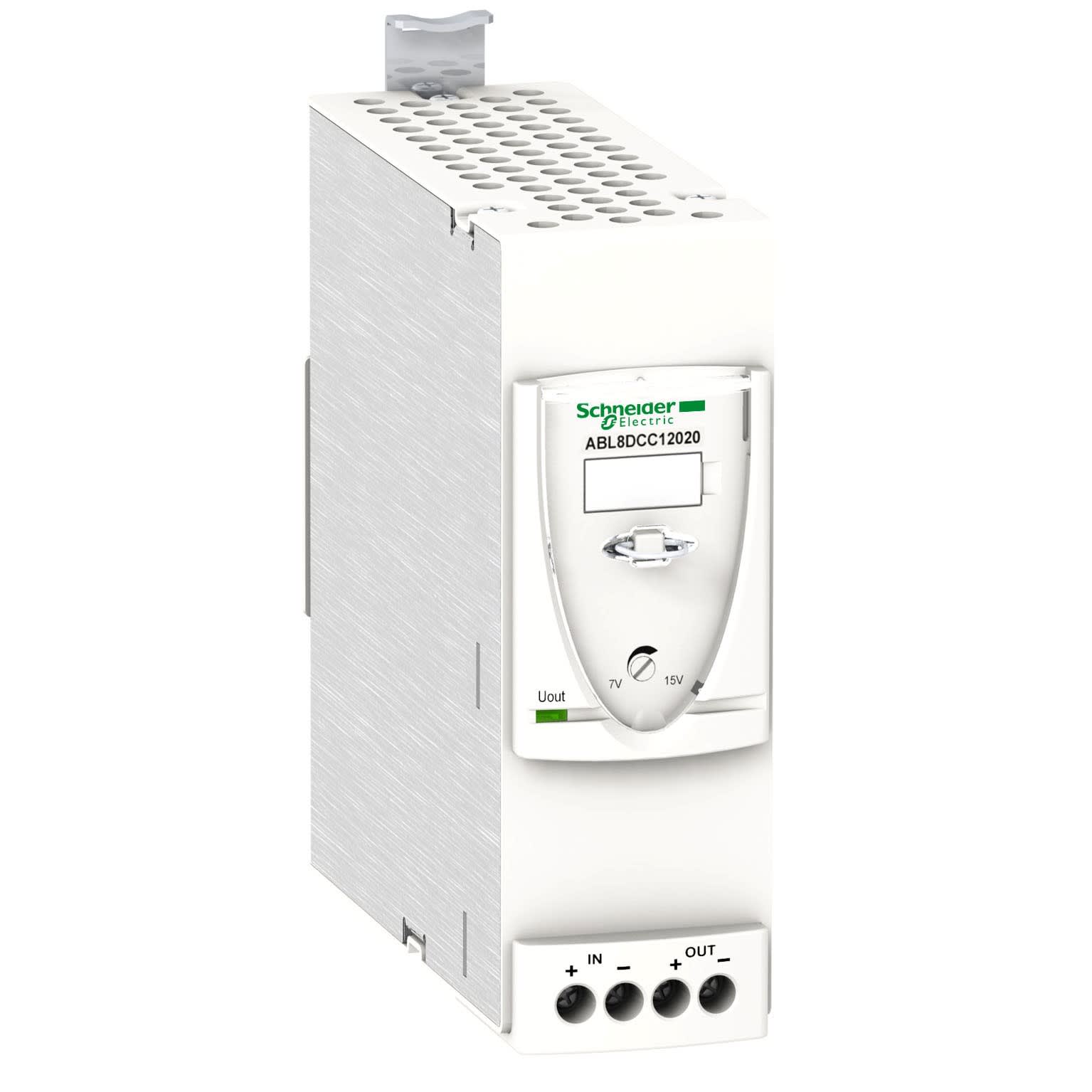 Schneider Electric - Phaseo - module convertisseur 24W - 24..28,8Vcc - 12Vcc - 2A - pr alim. électr.