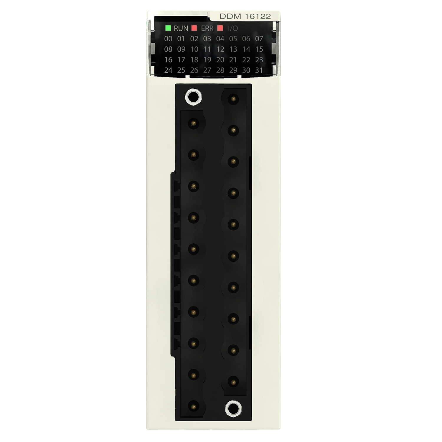 Schneider Electric - Modicon X80 - module 8 entrées / 8 sorties TOR - 24Vcc statique - durci
