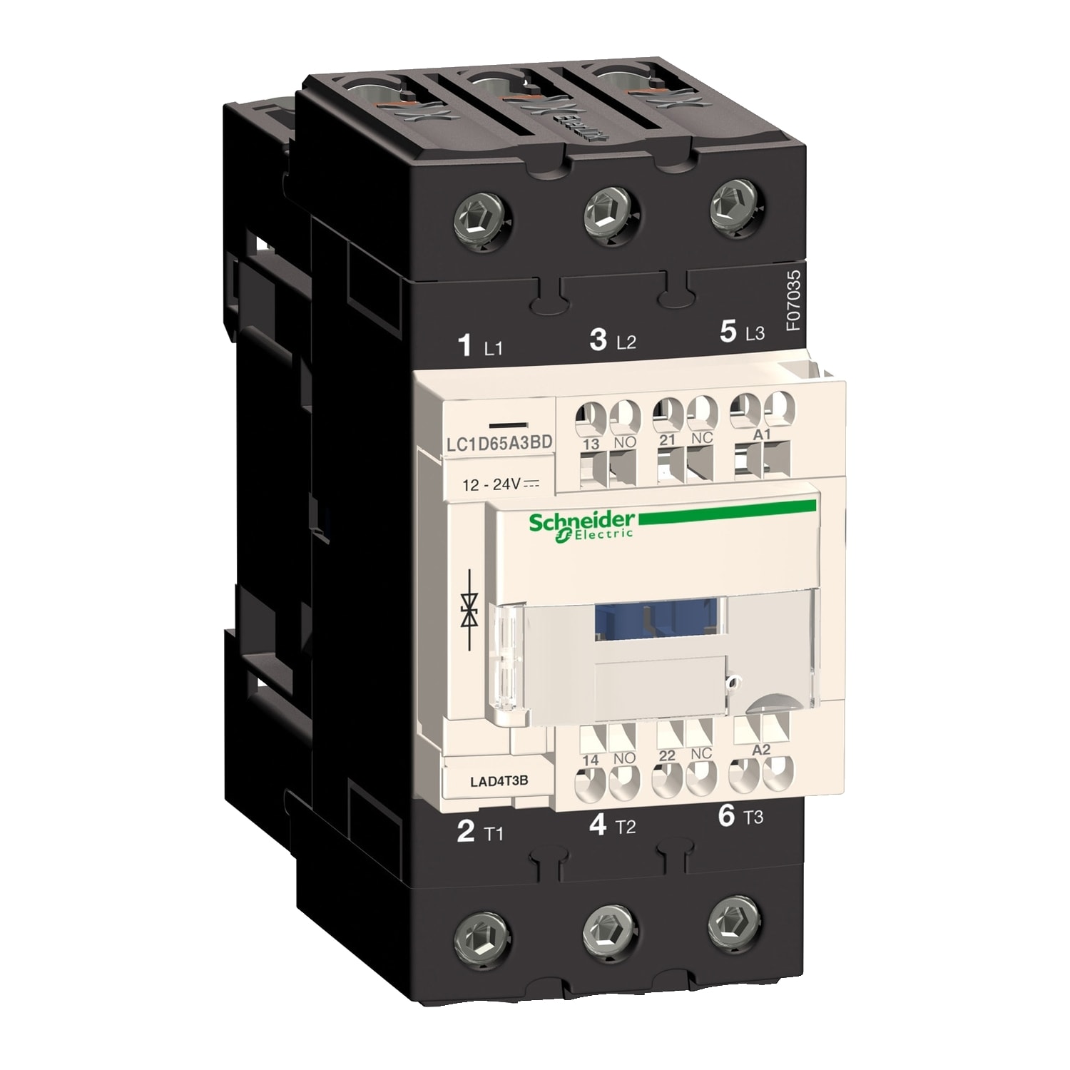 Schneider Electric - TeSys D - Cont everlink 3p ac3 440v 65a ctrl ress bob 110vca 50/60hz