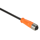 Telemecanique Sensors France - OsiSense XZ - connecteur pré-câblé - droit femelle - M12 - 4 broches - PVC 2m