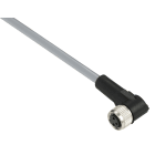 Telemecanique Sensors France - OsiSense XZ - connecteur pré-câblé - coudé femelle - M8 - 3 broches - PVC 5m
