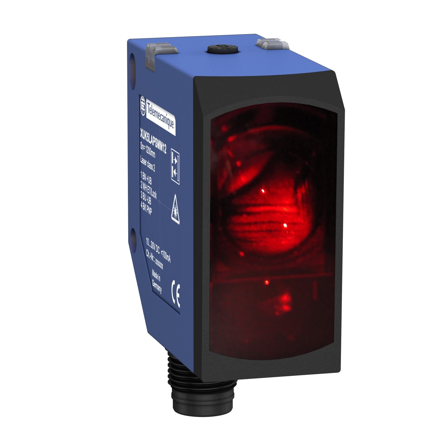 Telemecanique Sensors France - OsiSense XUK - détecteur photoélectrique laser - proximité - Sn 1,2m - conn. M12