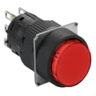 Schneider Electric - Harmony XB6 - bouton-pous. lum. - D16mm - a imp. affleurant - 1OF - 24V - rouge