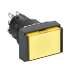 Schneider Electric - Harmony, bouton poussoir lumineux jaune Ø 16 à impulsion affleurant 24 V 1OF