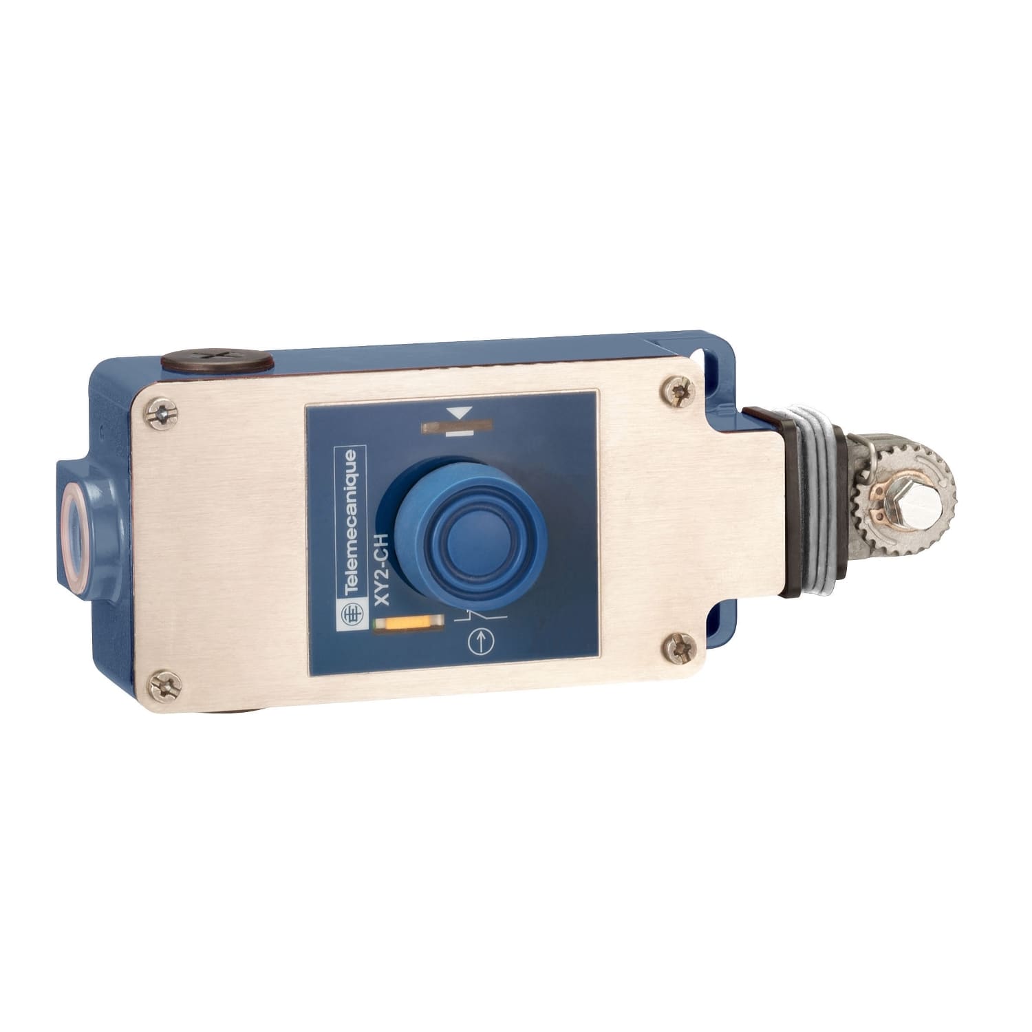 Telemecanique Sensors France - Preventa XY2CH - arrêt d'urgence à câble - sans voyant - câble 15m - 2O+1F
