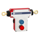 Telemecanique Sensors France - Preventa XY2 - ARU à câble 2x100m - BP reset dépass - voy 24-130V rouge - 1/2NPT