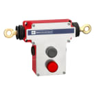Telemecanique Sensors France - Preventa XY2 - ARU à câble 2x100m - BP reset - 24-130V rouge - 1/2NPT - câble