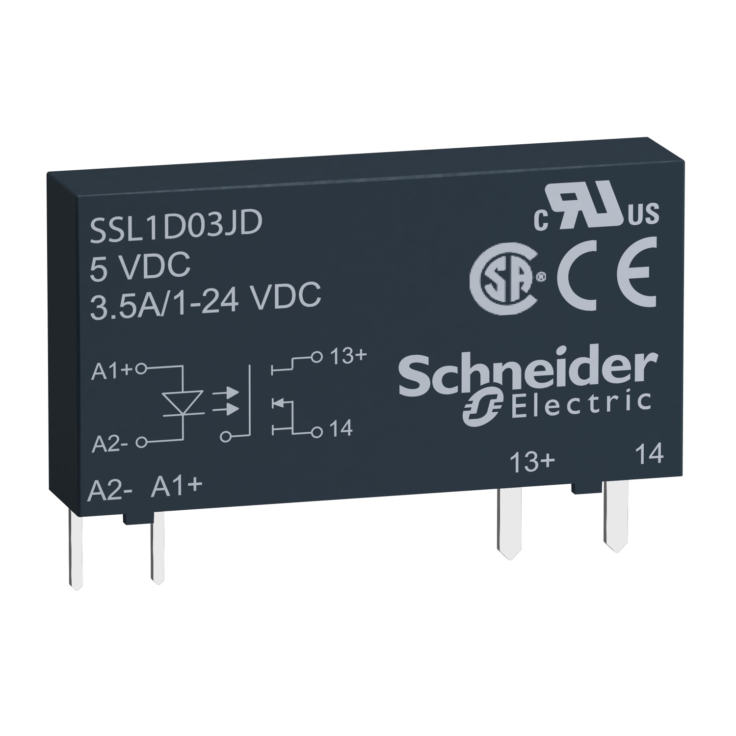 Schneider Electric - Harmony Relay - relais statique - circuit 15 a 30 V CC - sortie 1 a 24 V CC - 2