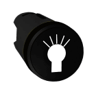 Schneider Electric - Harmony tête de bouton poussoir - Ø22 - noir - symbole Lumière