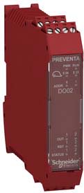 Schneider Electric - Preventa XPSMCM - module extension 2 sorties OSSD - connecteur à vis