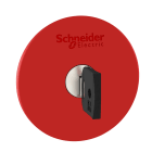 Schneider Electric - Harmony XB4 - tête bouton arrêt urgence - Ø60 - à clé 455 - rouge