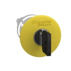 Schneider Electric - Harmony XB4 - tête bouton poussoir coup de poing - Ø40 - à clé 455 - jaune