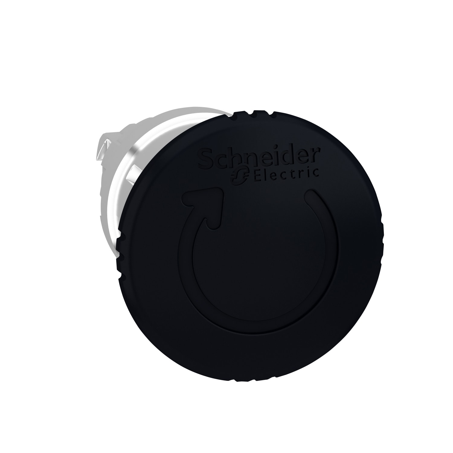 Schneider Electric - Harmony XB4 - tete bouton arret urgence - D40 - pousser tourner - noir