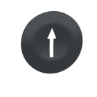 Schneider Electric - Harmony capsule de bouton-poussoir noir - flèche de marquage blanche