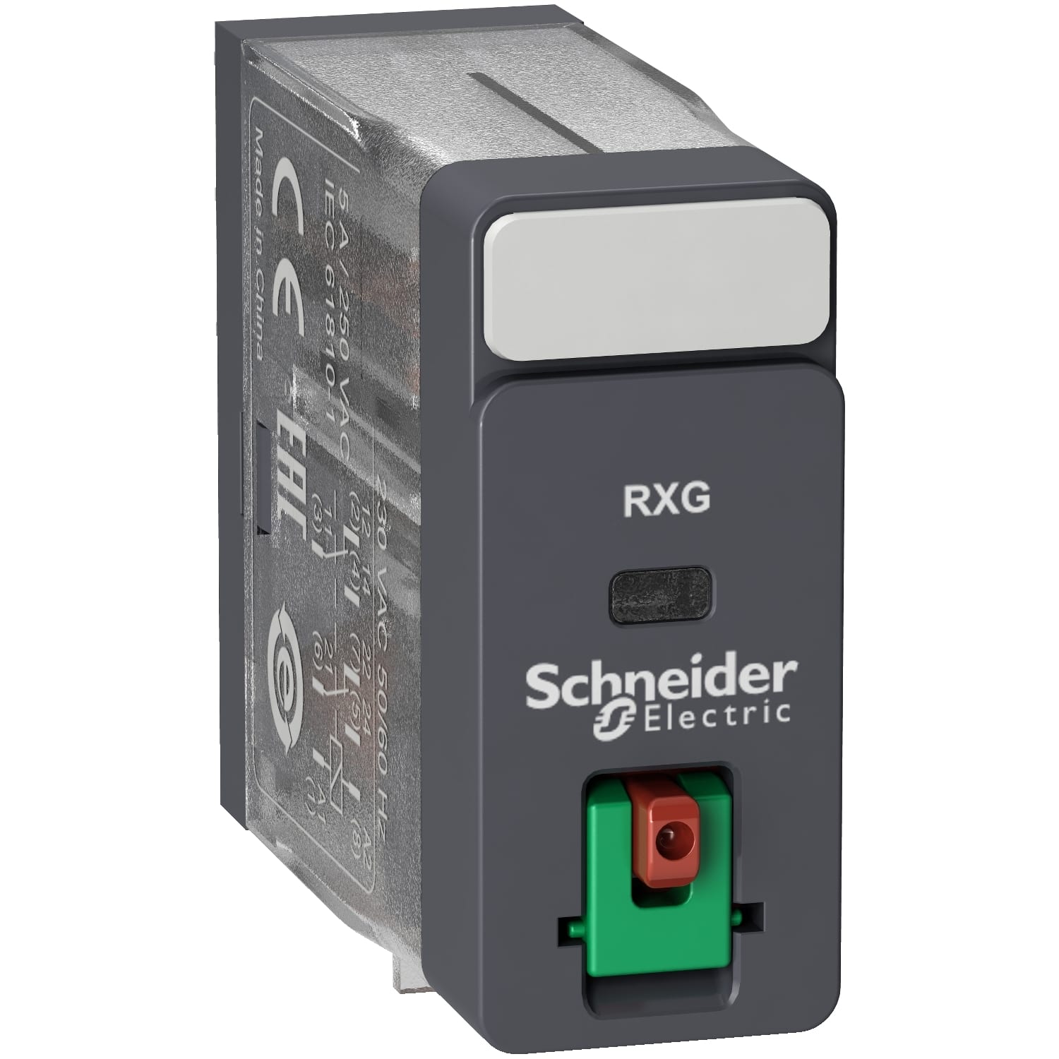 Schneider Electric - Harmony Relay RXG - relais interface - embrochab - test - 2OF - 5A - 24VAC