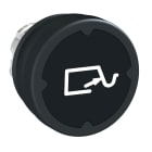 Schneider Electric - Harmony tête de BP Ø37 IP69K - Ø22 - noir - avec marquage