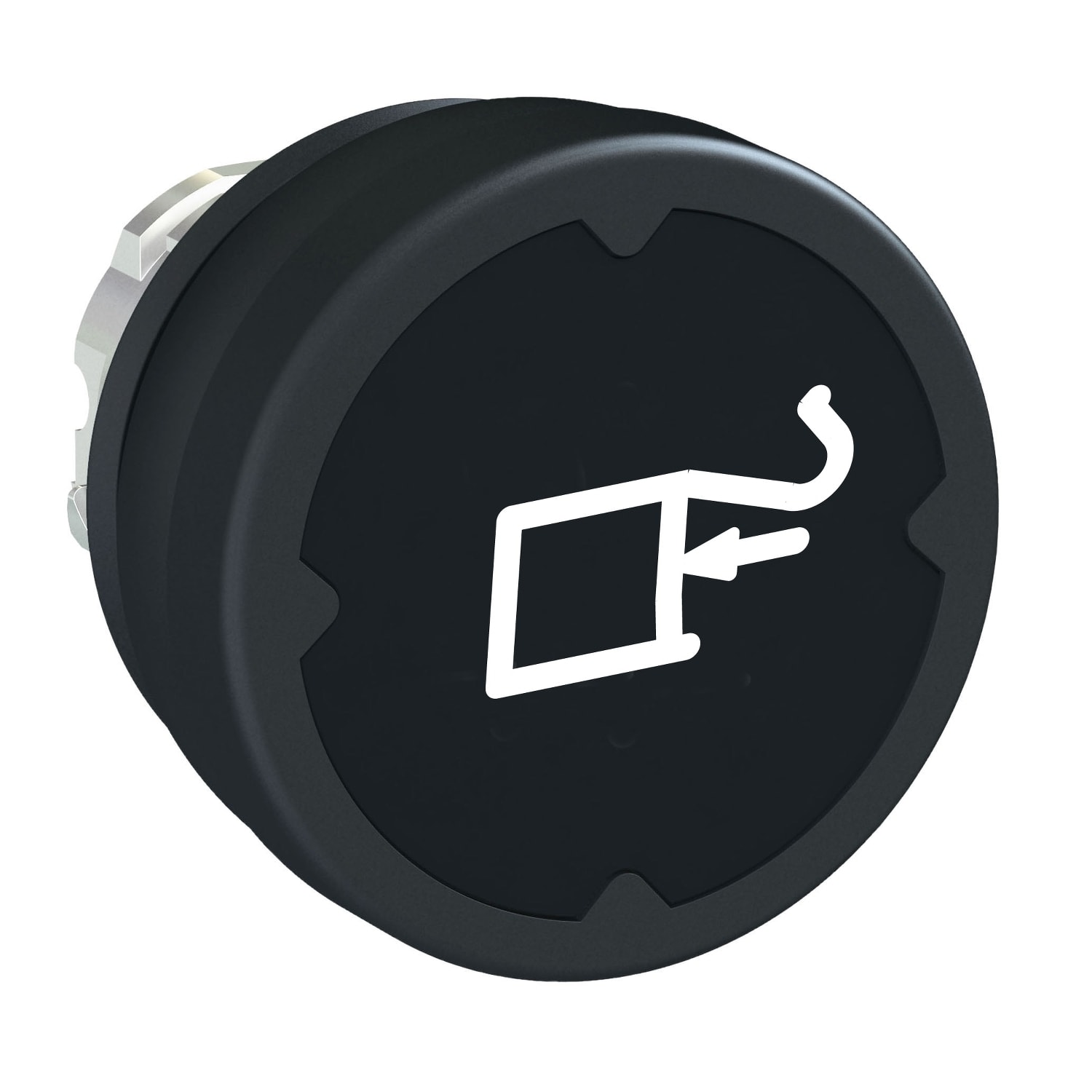 Schneider Electric - Harmony tête de BP Ø37 IP69K - Ø22 - noir - avec marquage