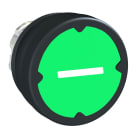 Schneider Electric - Harmony tête de BP Ø37 IP69K - Ø22 - vert - avec marquage - symbole pivoté 90°