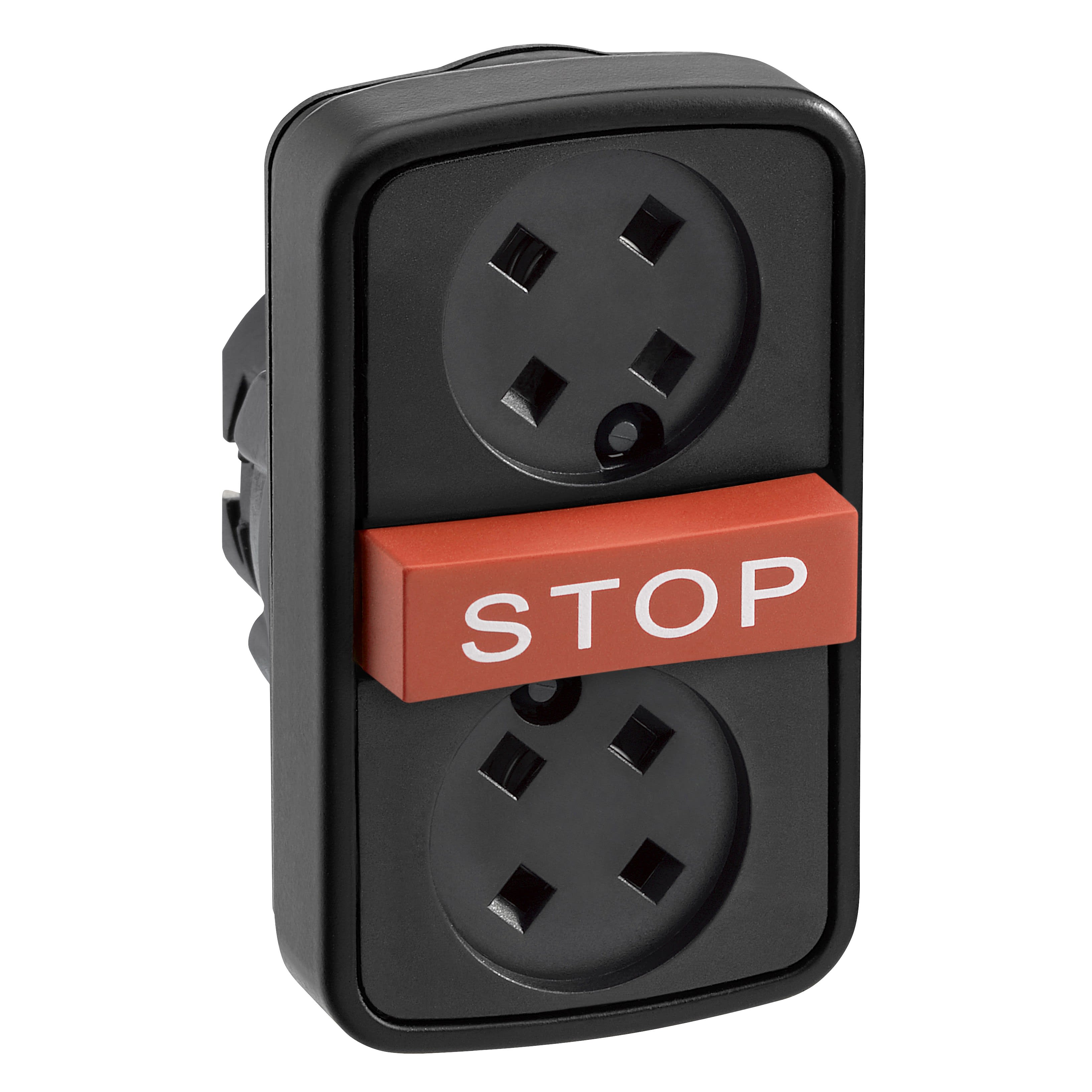 Schneider Electric - Harmony tête de bouton-poussoir - Ø22 - rouge - STOP - IP66, IP69 K