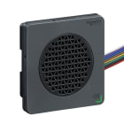 Schneider Electric - Harmony XVSV - sirène vocale - DIN72 - noire - NPN - 24Vcc