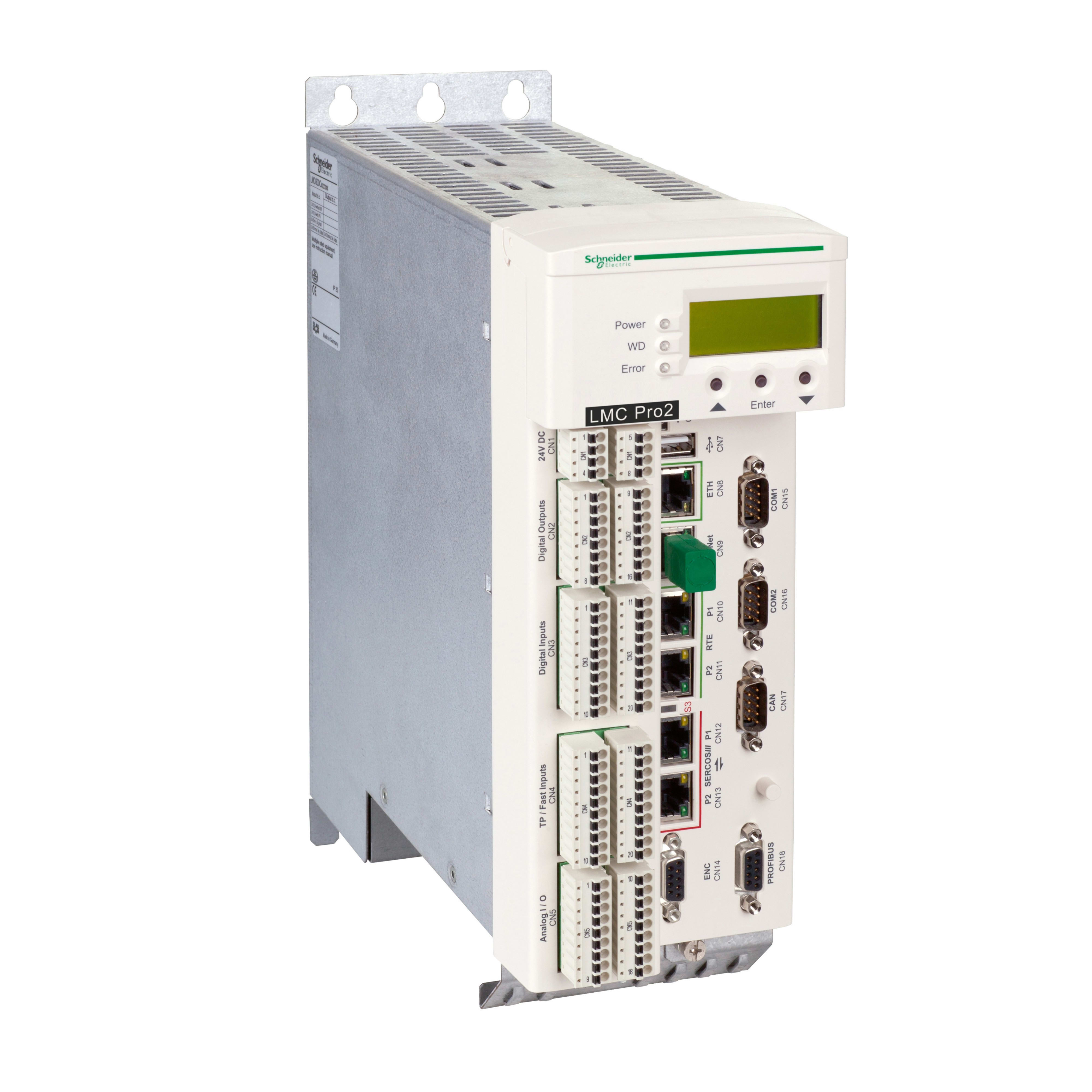 Schneider Electric - PacDrive-LMC Pro2-Motion-130axes-20E-16S-16E Touchprobe-CF-EthRT-Profibus-CANUPS
