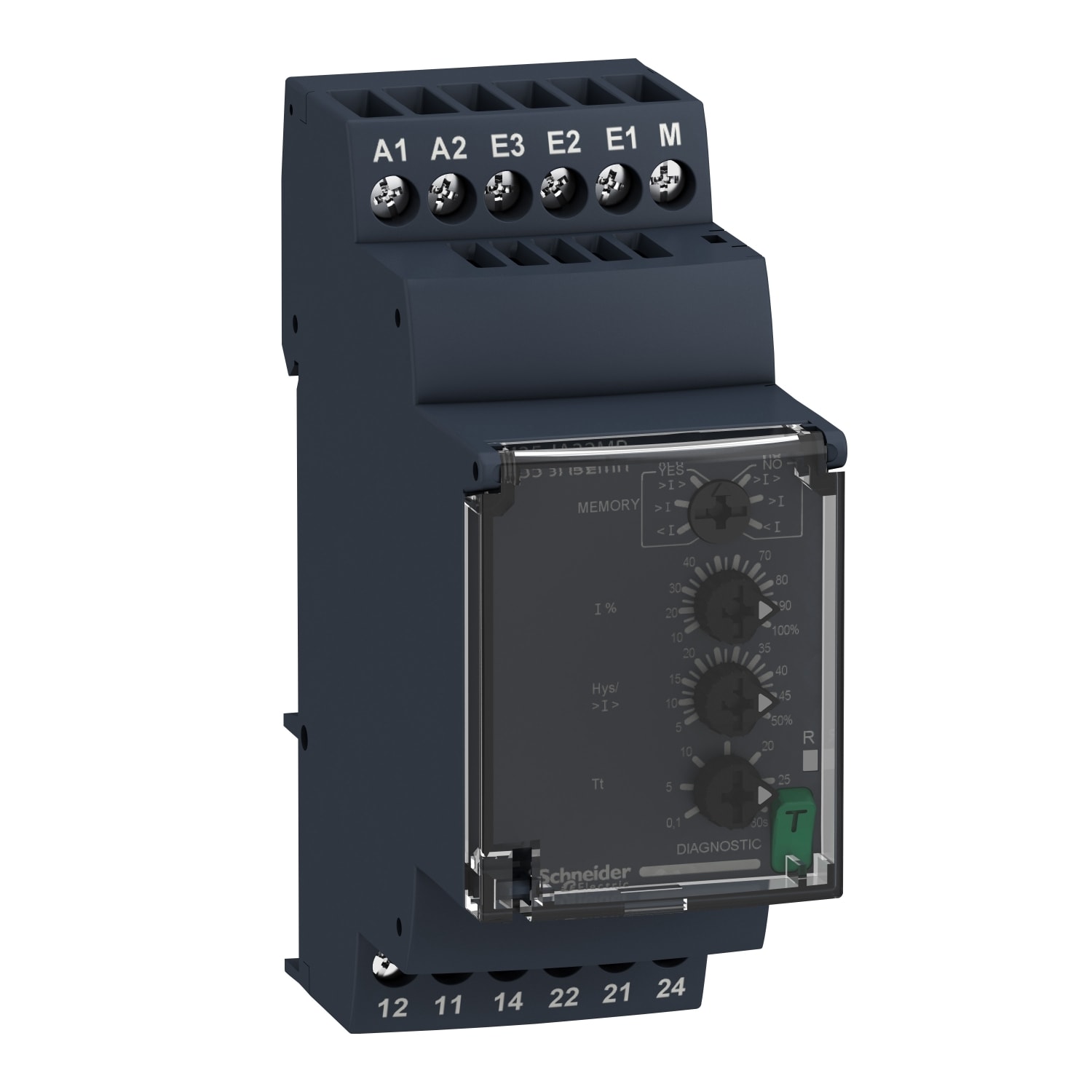Schneider Electric - Harmony RM35 - relais sur-sous-intensite - 1,5 a 15A - 2OF - 24V-240Vca-cc