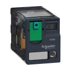 Schneider Electric - Harmony Relay RXM - relais miniature - embrochab - test+DEL - 4OF - 12A - 24VDC