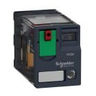 Schneider Electric - Harmony Relay RXM - relais miniature - embrochab - test+DEL - 4OF - 12A - 24VAC