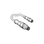 Telemecanique Sensors France - OsiSense XZ - rallonge - mâle M12 3broches droit - fem. Ø8 3broches droit - 1m