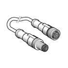 Telemecanique Sensors France - OsiSense XZ - rallonge - mâle M12 3broches droit - fem. M12 3broches droit - 2m