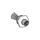 Telemecanique Sensors France - OsiSense XZ - adaptateur - plast. - trou taraudé Pg13,5 - conn. mâle M12 4 fils