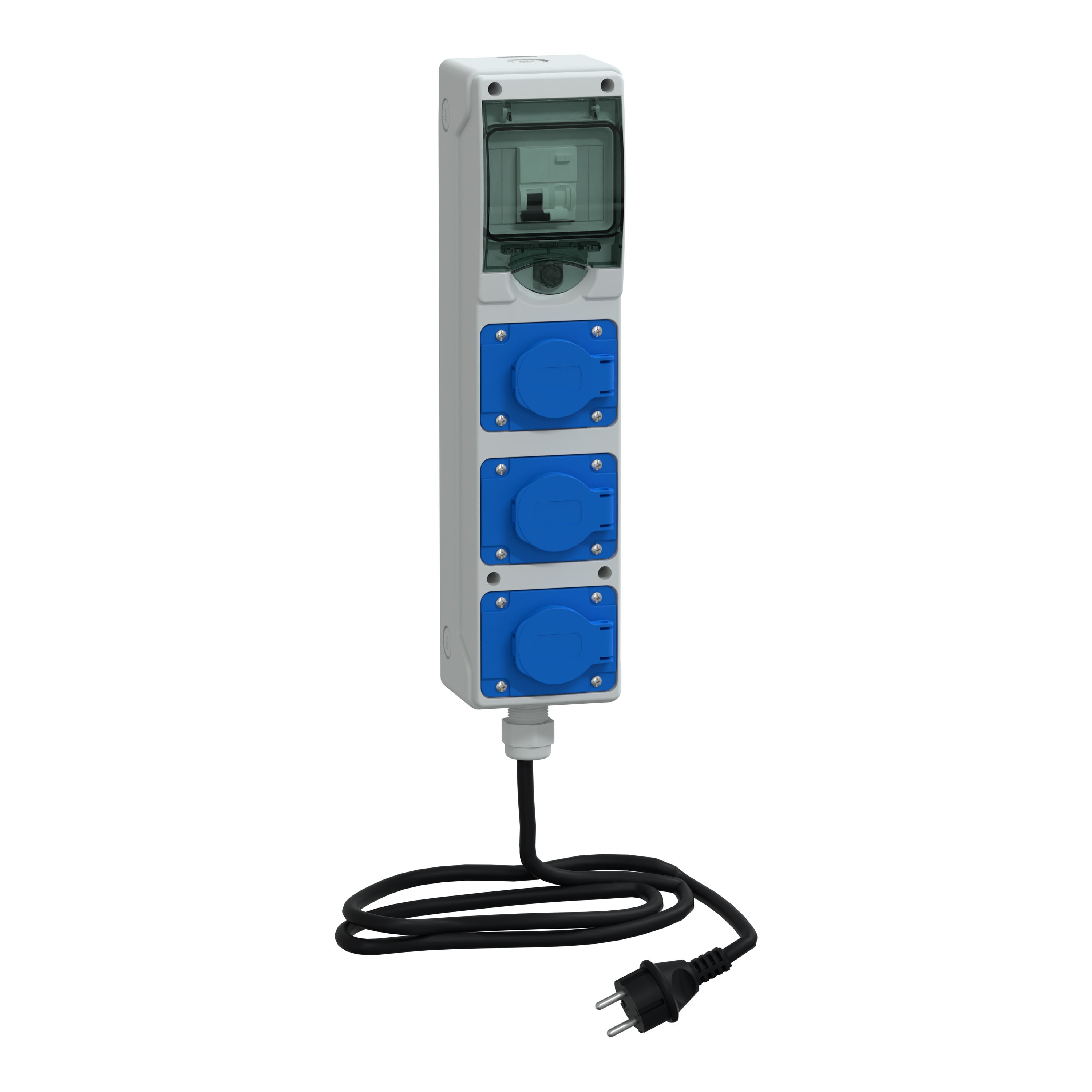 Schneider Electric - Mureva coffret de chantier 3 prises 16A NF avec cordon