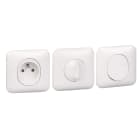 Schneider Electric - Ovalis - ProBox - 10 VV+30PC+40 plaques simples + 1 prise affleurante avec USB C