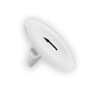 Schneider Electric - Harmony cabochon lisse flèche haute - blanc pour poussoir rond Ø22