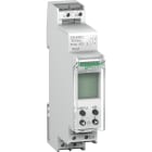 Schneider Electric - Acti9 IHP+ - Inter horaire compact - 1 canal 24h/7j réserve marche 84 commutat