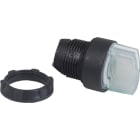 Schneider Electric - Harmony XB5 - tête bouton à manette lumineux - Ø22 - 2 pos fix - blanc