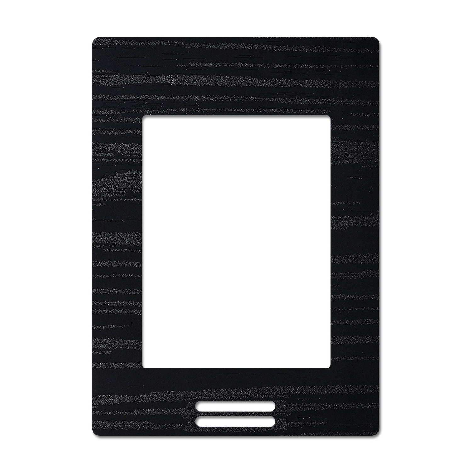 Schneider Electric - Face avant noir finition grain pour thermostat SE/SER