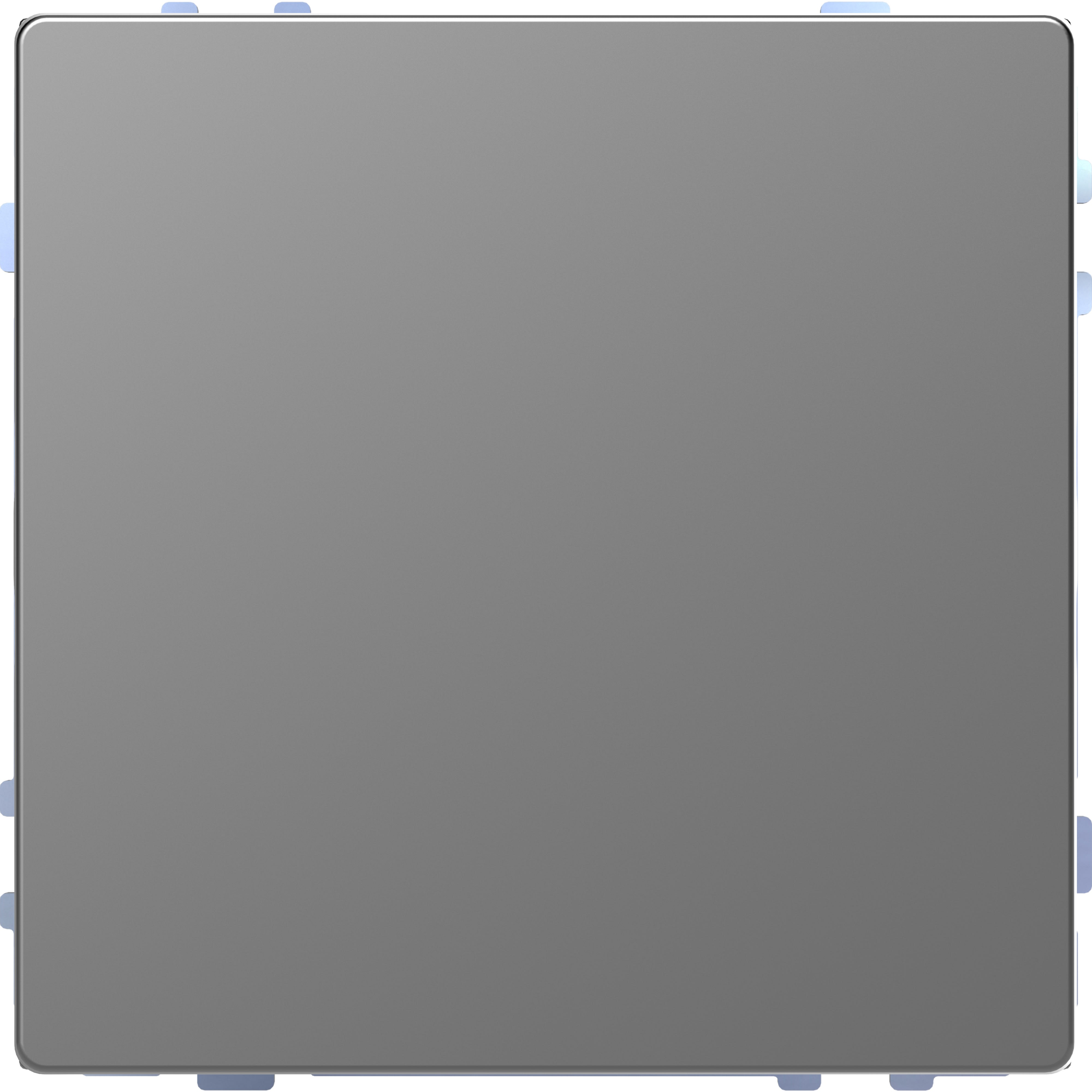 Schneider Electric - SpaceLogic KNX - D-Life - Bouton poussoir Pro T - Acier Métal