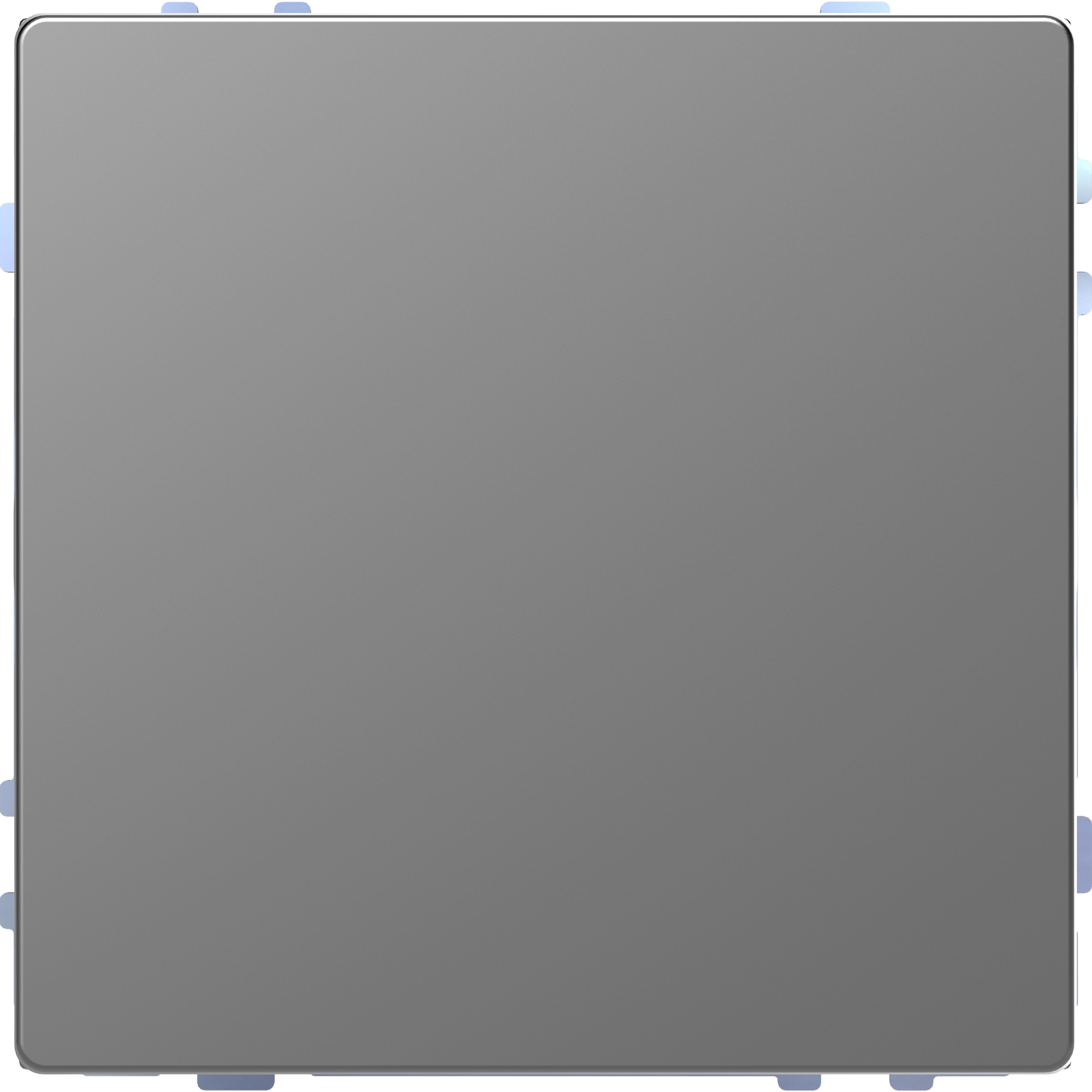 Schneider Electric - SpaceLogic KNX - D-Life - Bouton poussoir Pro T - Acier Métal
