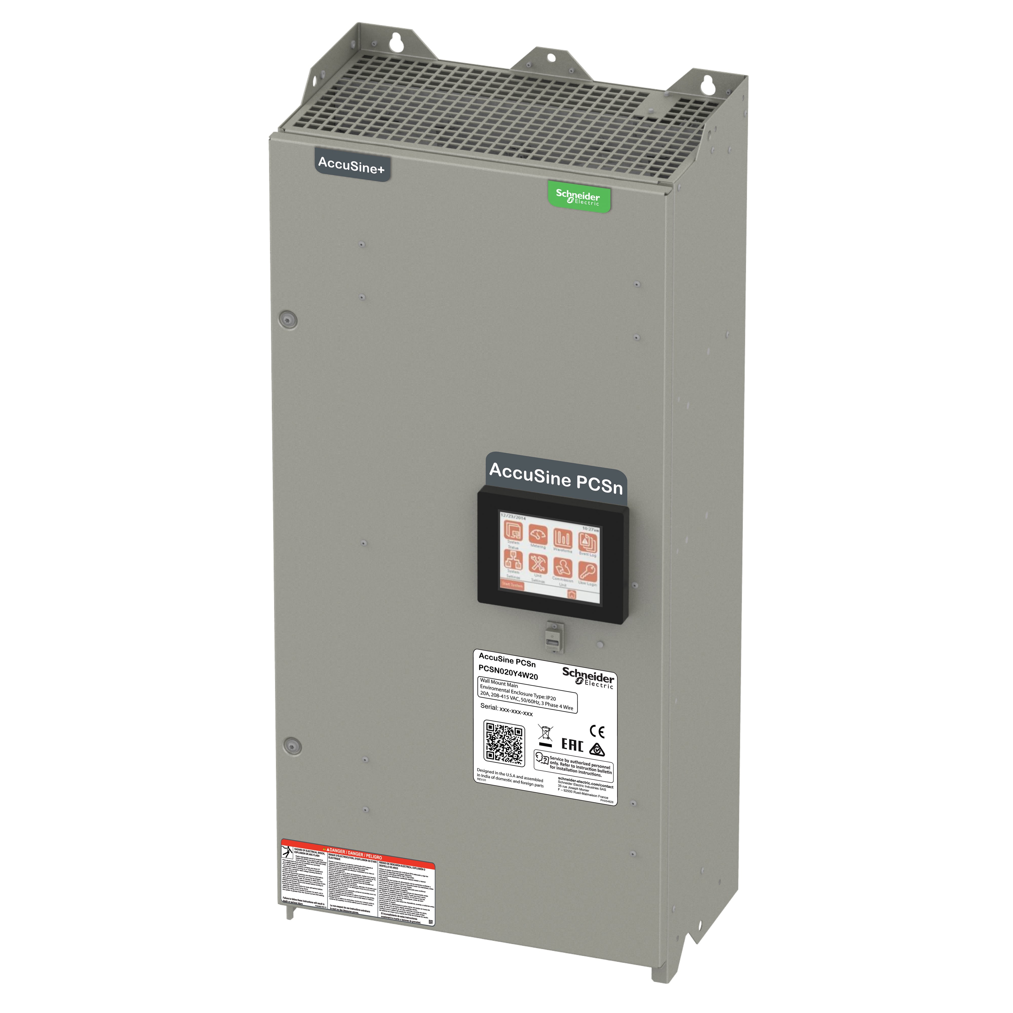 Schneider Electric - AccuSine PCSN 20A 380-415V Ph+N IP20