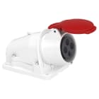 Schneider Electric - Socle prise BT saille inclinée, connexion vis, IP44, 16 A 3P+T 380-415 V