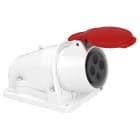 Schneider Electric - Socle prise BT saille inclinée, connexion vis, IP44, 16 A 3P+T 380-415 V