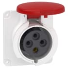 Schneider Electric - Mureva - socle prise industrielle droite - 32A - IP44 - 380 - 4P - vis