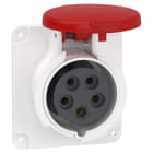 Schneider Electric - Mureva - socle de prise industrielle droite 16 A - 3P+N+T - 380-415 V CA - IP44